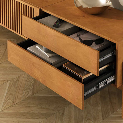 Rack TV 220cm Ader - Madera Maciza