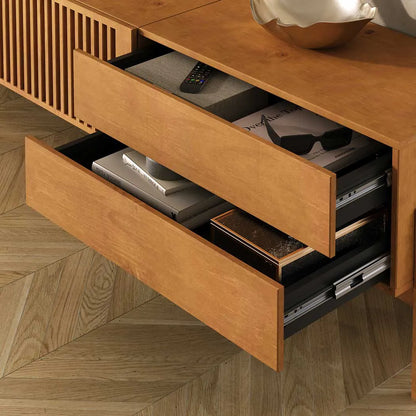 Rack TV 220cm Ader - Madera Maciza