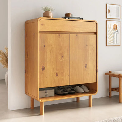 Zapatera Vertical 18 Pares Barcelona - Madera Maciza