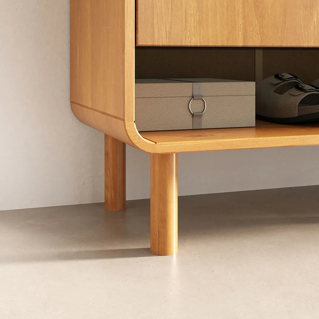 Zapatera Vertical 18 Pares Barcelona - Madera Maciza