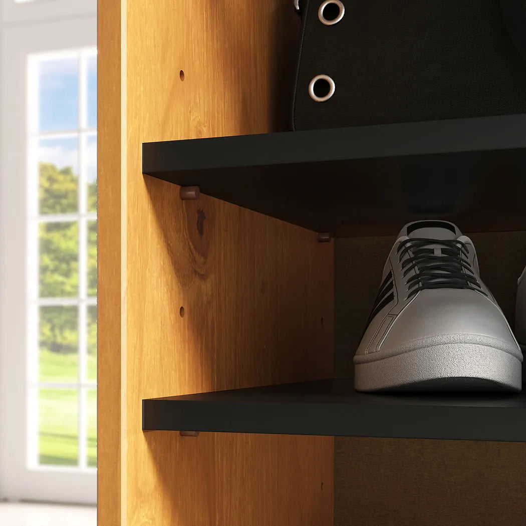 Zapatera Vertical 18 Pares Barcelona - Madera Maciza