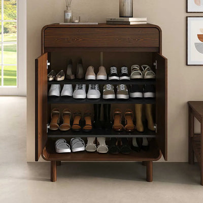 Zapatera Vertical 18 Pares Barcelona - Madera Maciza