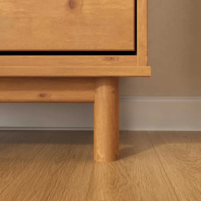 Zapatera Rattan Semira - Madera Maciza