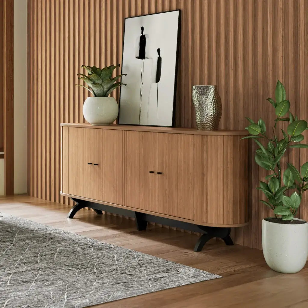 Aparador Curvo 180cm 100% MDF - Linea Factory