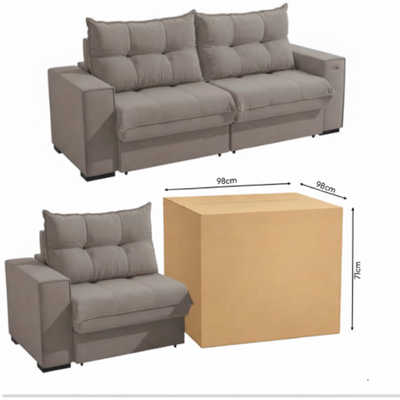 Sofa Dorian 236CM - Retractil/Reclinable