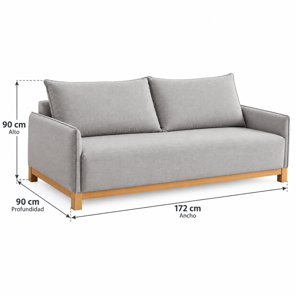 Sofa Mile 172cm - RETRACTIL/RECLINABLE