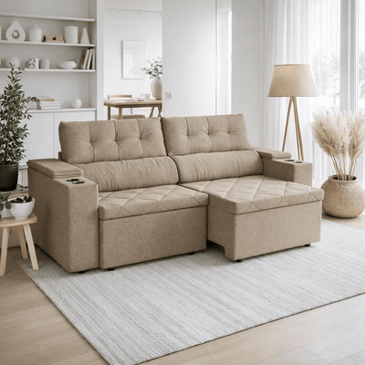 Sofa Otto 260CM - Retractil/Reclinable