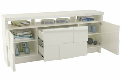 Aparador Barcelona 176cm con 2 Puertas y 2 Cajones 100% MDF