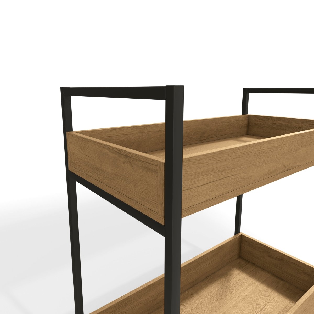 CARRITO AUXILIAR ORGANIZADOR LINEA INDUSTRIAL HIERRO - BALTON HOGAR - LI026-FRPRF