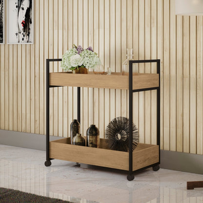 CARRITO AUXILIAR ORGANIZADOR LINEA INDUSTRIAL HIERRO - BALTON HOGAR - LI026-FRPRF