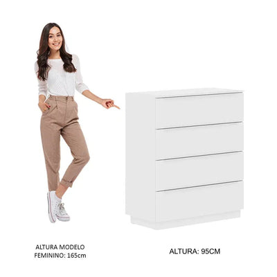 Comoda 4 Cajones - Balton Hogar - 3434091