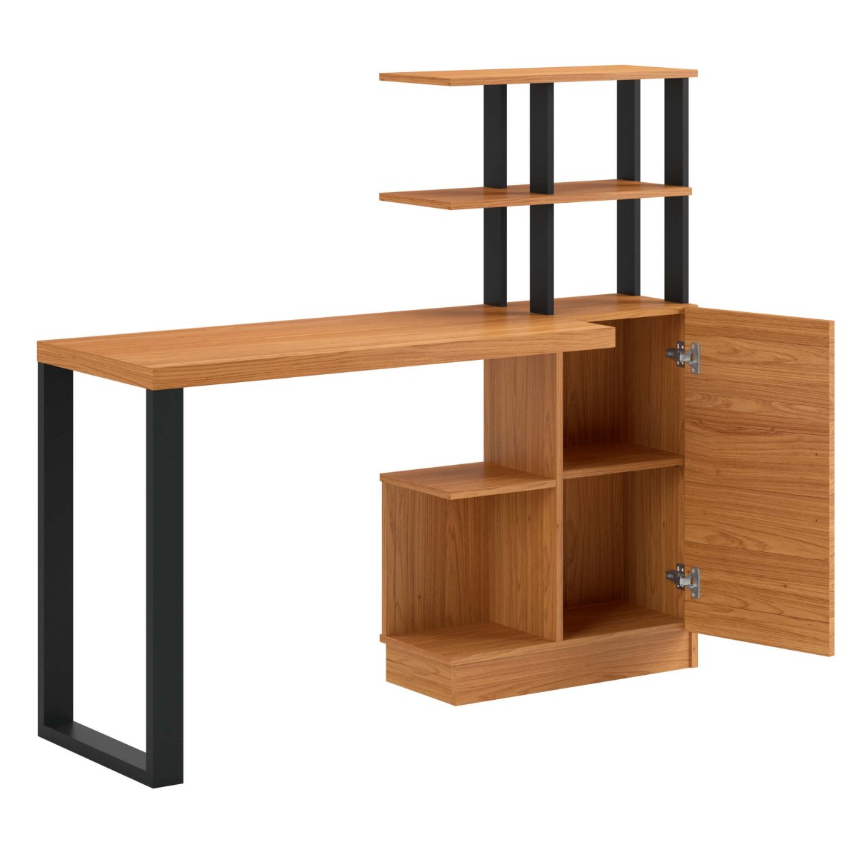 Escritorio con Mostrador Estilo Industrial 100% Mdf - Balton - F17JPF - F17JPF