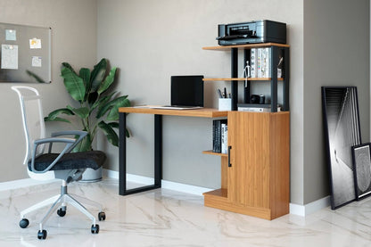 Escritorio con Mostrador Estilo Industrial 100% Mdf - Balton - F17JPF - F17JPF