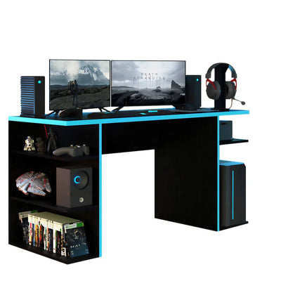 Escritorio Gamer Mesa Pc Laptop Estantes Oficina Oferta - Balton Hogar - 9409221