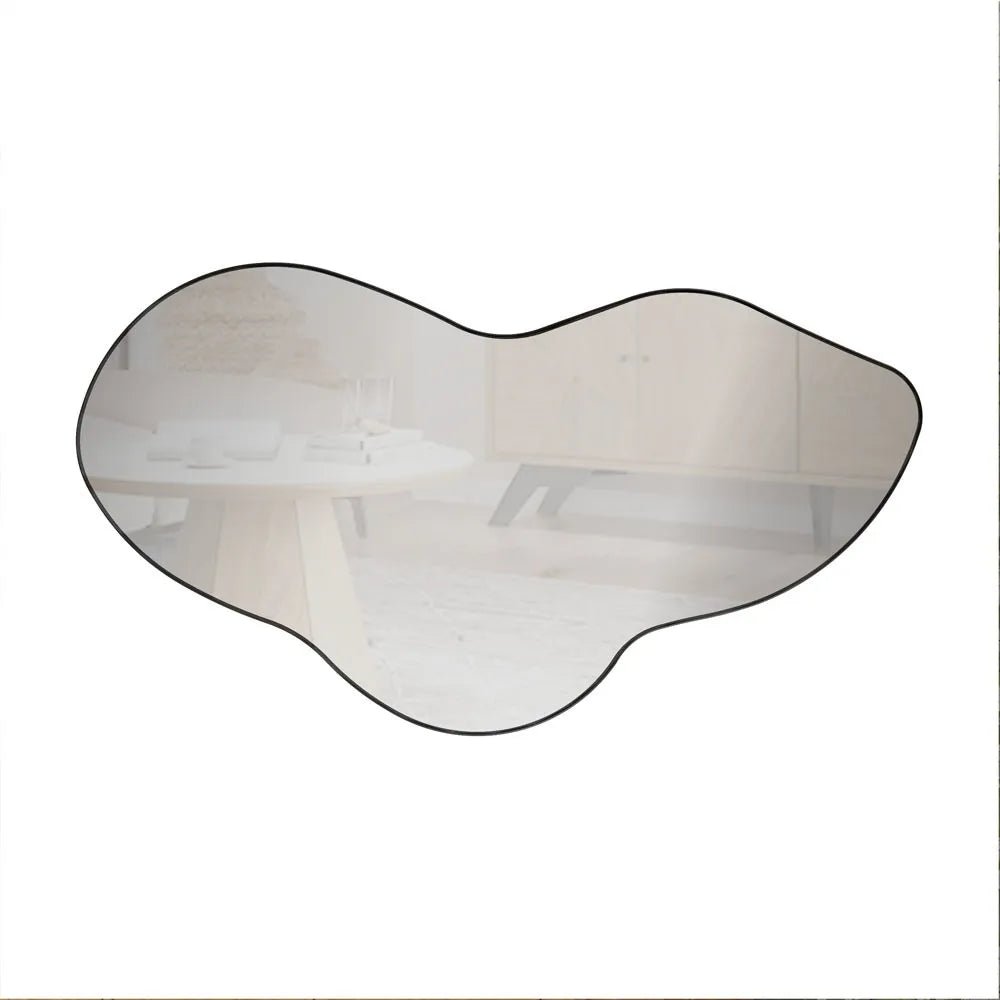 Espejo Irregular 95cm 100% Mdf Negro Mate Es20 - ES20PF