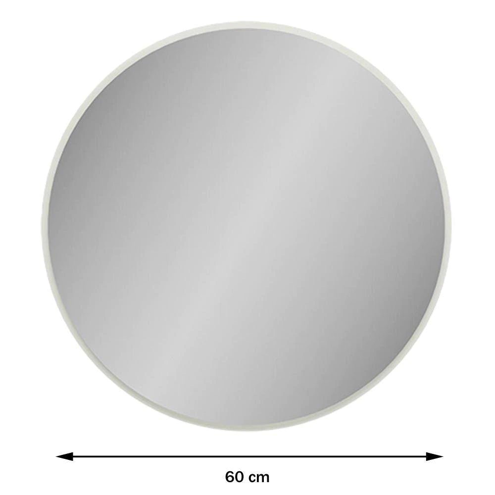 Espejo Redondo 60cm Base 100% MDF ES11WW - Balton Hogar - ES11WW