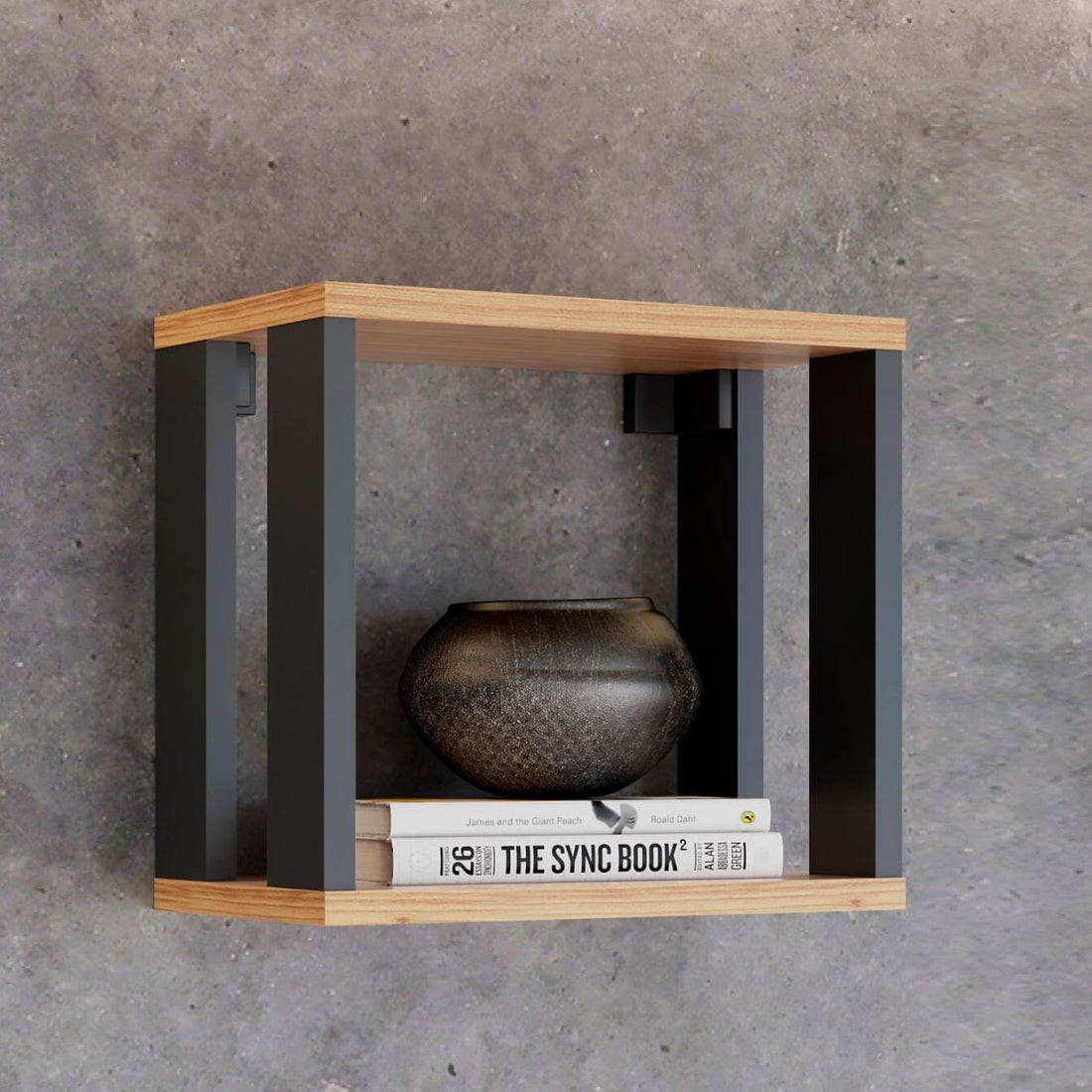 Estante Flotante de Pared Estilo Industrial Repisa 100% Mdf - Balton - F27JPF - F27JPF