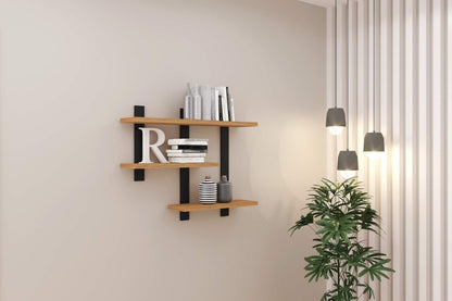 Estante Flotante de Pared Estilo Industrial Repisa 100% Mdf - Balton - F35JPF - F35JPF