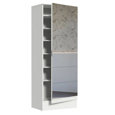 Isis Zapatera Multiuso 1 Puerta con Espejos - Balton Hogar - 1104092E