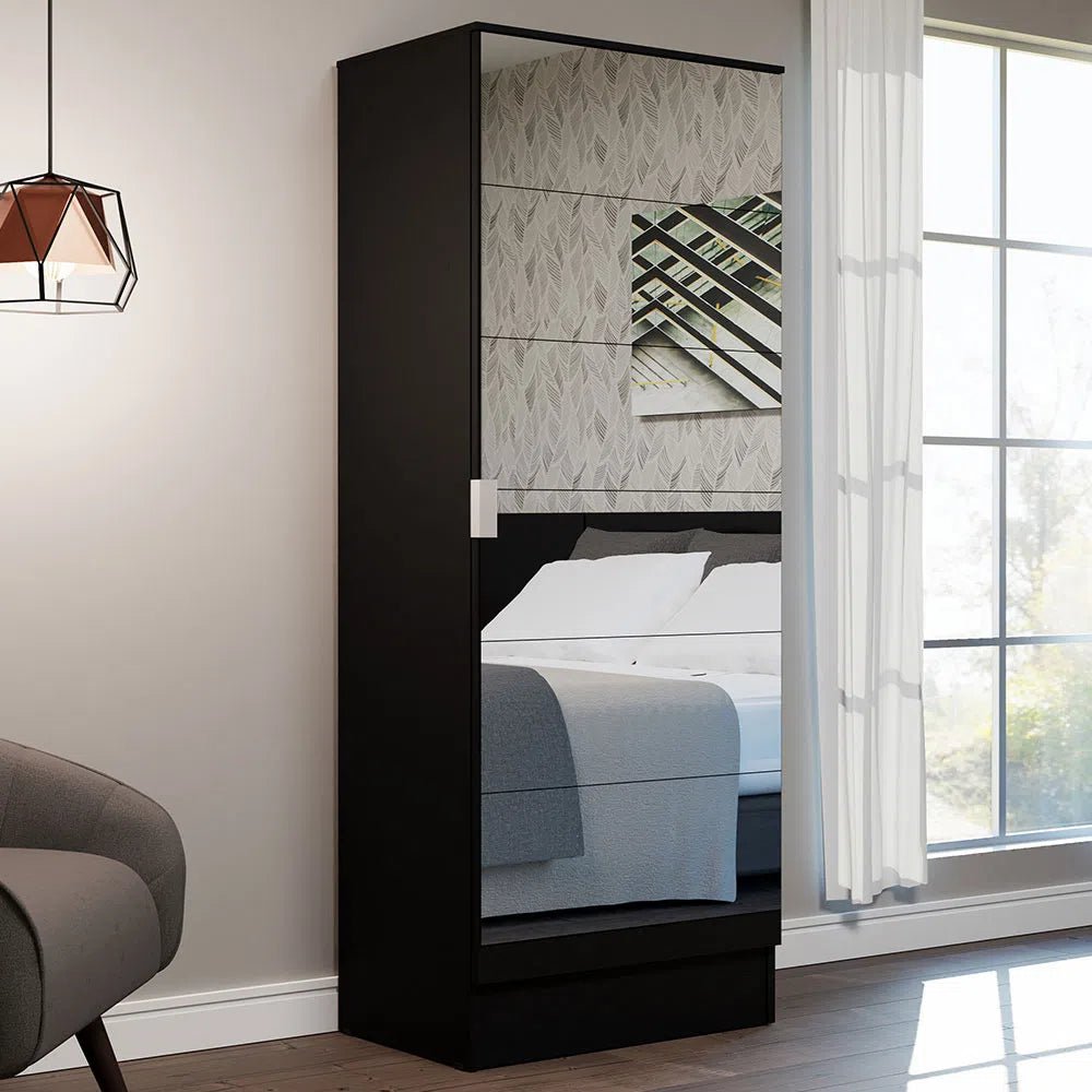 Isis Zapatera Multiuso 1 Puerta con Espejos - Balton Hogar - 11048N2E