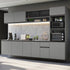 Juego de Cocina Completa Nice Suspensa 300cm Gris - Balton Hogar - GRNC3000043B