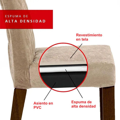 Juego de Comedor Aline Mesa Cristal con 4 Sillas - Balton - 045747K4TPT