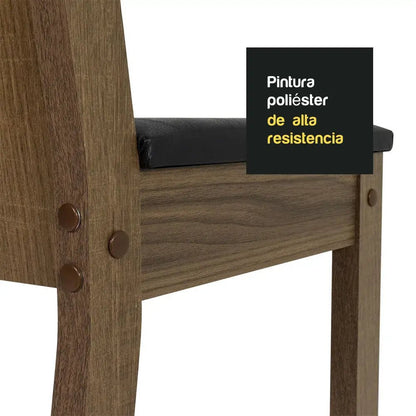 Juego de Comedor Debora Mesa de Vidrio con 4 Sillas - Balton - MDJA0401085ZPT