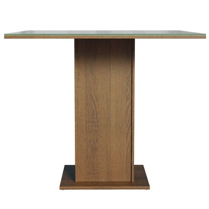 Juego de Comedor Mesa de Cristal con 4 Sillas Evelin - Balton - MDJA0401037GSIM - MDJA040140F9SIL