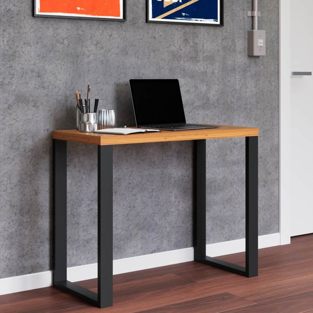 Mesa de Escritorio Estilo Industrial 100% Mdf - Balton - F11JPF - F11JPF