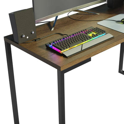Mesa de escritorio Industrial Madera y Hierro 120cm - Balton Hogar - 94235Z