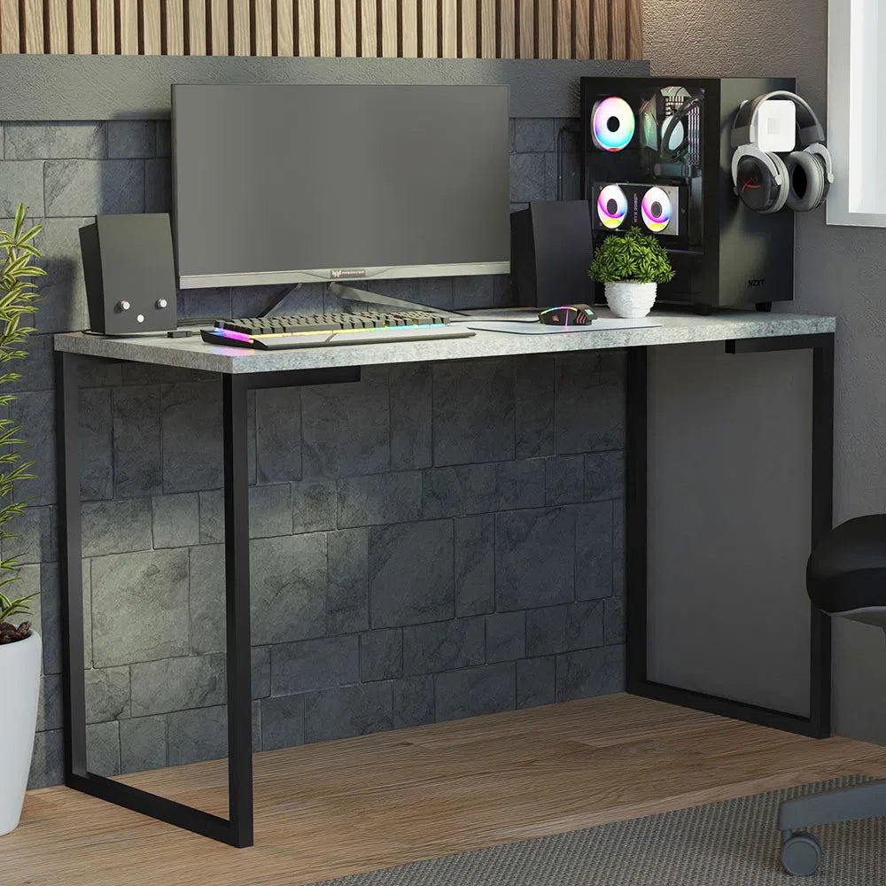 Mesa de escritorio Industrial Madera y Hierro 120cm - Balton Hogar - 94236S