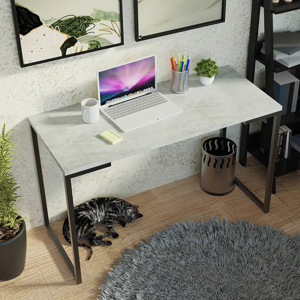 Mesa de escritorio Industrial Madera y Hierro 120cm - Balton Hogar - 94236S