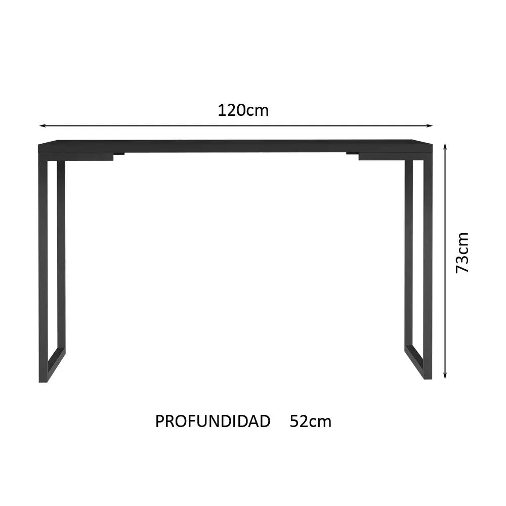 Mesa de escritorio Industrial Madera y Hierro 120cm - Balton Hogar - 942395