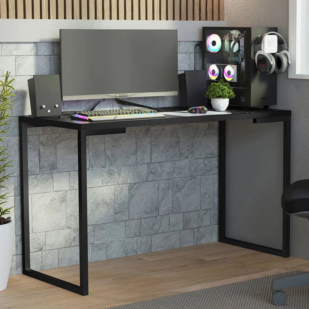 Mesa de escritorio Industrial Madera y Hierro 120cm - Balton Hogar - 942395