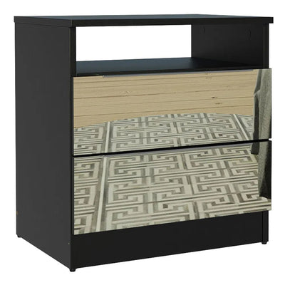 Mesa de Luz con 2 Cajones y Espejo - Balton Hogar - 32278N2E
