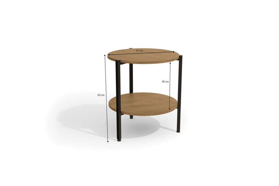 MESA ESQUINERA LINEA INDUSTRIAL HIERRO - BALTON HOGAR - LI017-FRPRF