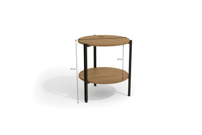 MESA ESQUINERA LINEA INDUSTRIAL HIERRO - BALTON HOGAR - LI017-FRPRF
