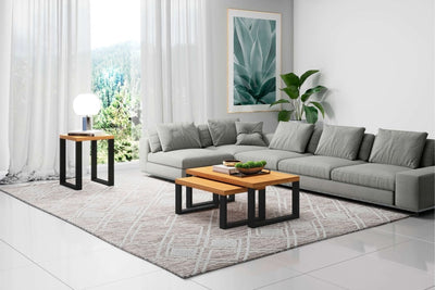 Mesa Ratona Estilo Industrial 67cm 100% Mdf - Balton - F13JPF - F13JPF