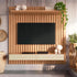 Rack Panel TV con Listones de Madera 100% MDF 180CM - Balton Hogar - TB181JW