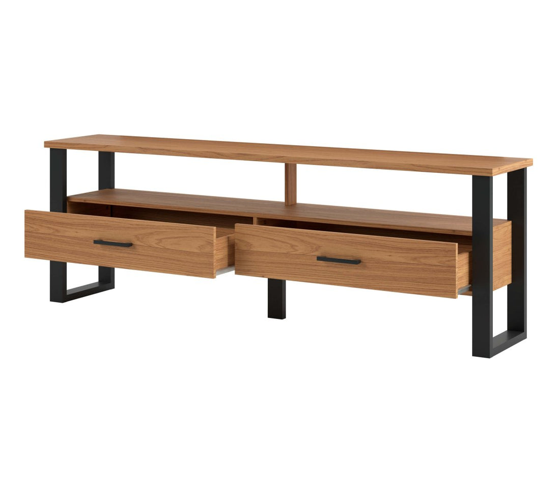 Rack para TV Hasta 60&quot; Industrial 2 Cajones 100% Mdf - Balton - F42JPF - F42JPF