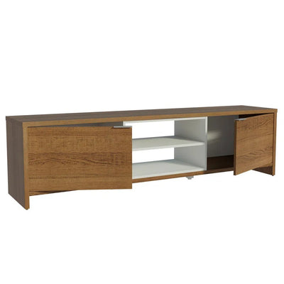 Rack TV hasta 75 Pulgadas Metz 180 cm 2 Puertas Rústico - Balton - 69145Z09 - 69145Z09