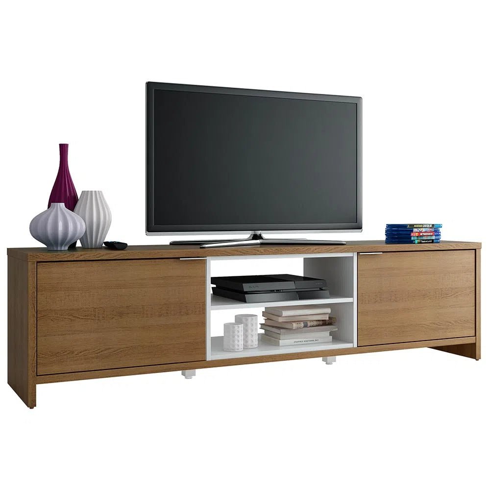Rack TV hasta 75 Pulgadas Metz 180 cm 2 Puertas Rústico - Balton - 69145Z09 - 69145Z09