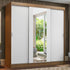 Ropero Matrimonial Reno Pareja 3 Puertas Corredizas con Espejo - Balton - 10956E1E