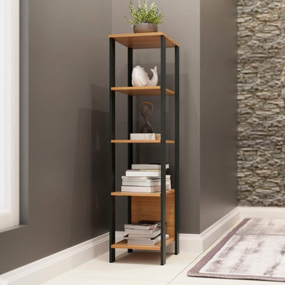 Torre con 5 Estantes Estilo Industrial 100% Mdf - Balton - F28JPF - F28JPF