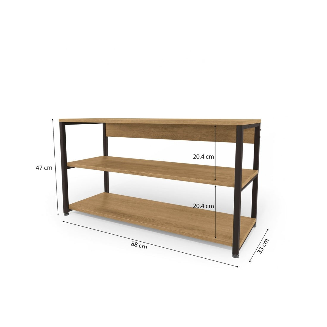 ZAPATERA LINEA INDUSTRIAL HIERRO - BALTON HOGAR - LI020-FRPRF